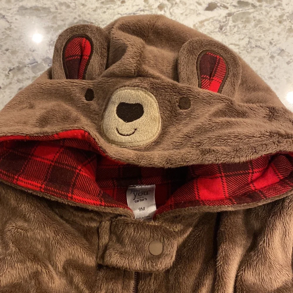 Carters warm 9M bear Onsie - Picture 2 of 6